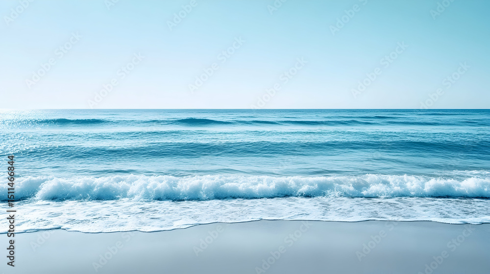 Fototapeta premium sea waves on the beach