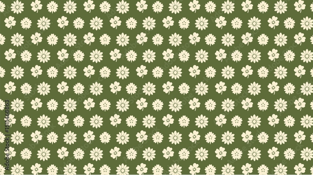 Fototapeta premium Vector seamless floral pattern design