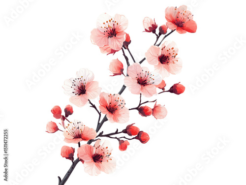 A beautiful pink flower with a white center