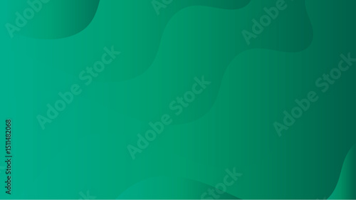 green gradient background with soft amorphous shapes for modern designs and calming visuals, creating a smooth and vibrant texture effect.
