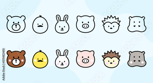 animal faces