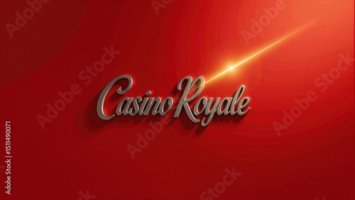 Casino Royale Title On Red Background