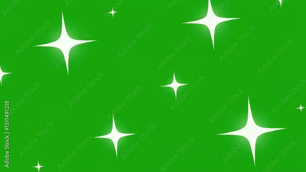 Green background with white star pattern Green background with white star pattern
