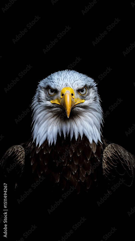 Obraz premium Pygargue à tête blanche