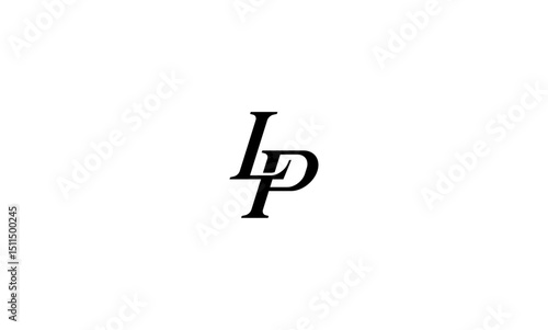 LP initial letters, monogram logo
