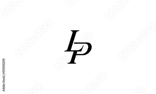 LP initial letters, monogram logo