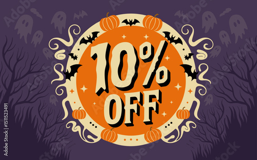 10% Off Halloween Tag