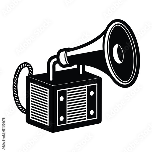 vector hospital intercom speaker.eps