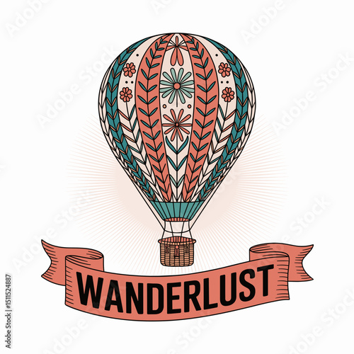 balloon, air, sky, hot, hot air balloon, vector, fly, illustration, travel, basket, design, transport, transportation, balloons, fun, flight, color, flying, icon, symbol, adventure, airship, up, vinta