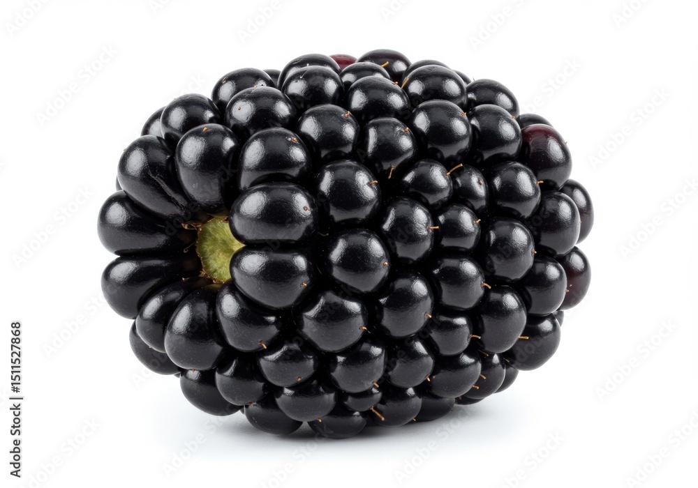 Close up of a fresh blackberry isolated on white background. use cases: food photography, recipe illustration. Close up of a fresh blackberry isolated on white background. use cases: food photography, recipe illustration.