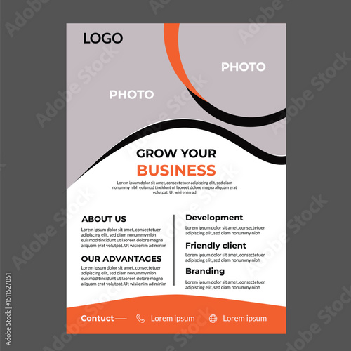 Modern flayer design for business promotion