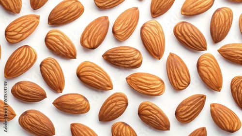 Almond Nut Pattern Flatlay ...