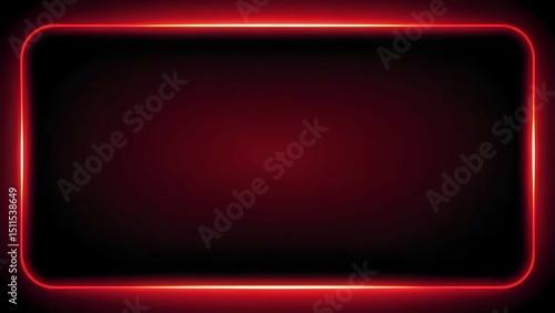 tent in the mountains, abstract background with glowing lines, glowing neon frame, abstract blue wave, abstract red background