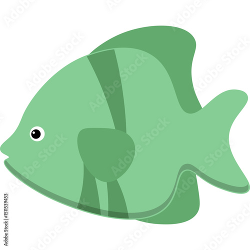 Fish Flat Illustration