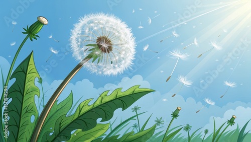 Dandelion Wishes Illustrati...