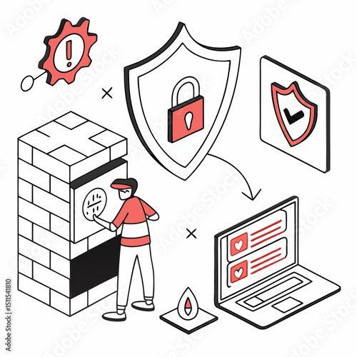 Cybersecurity protection firewall data encryption