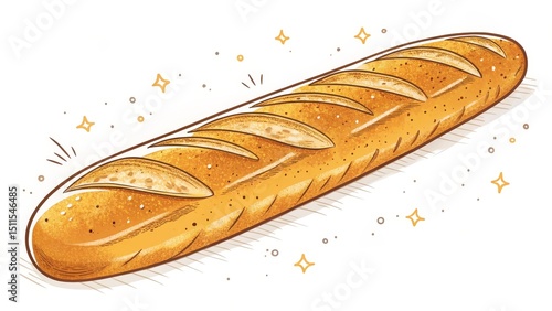 Hand-drawn Illustration of ...