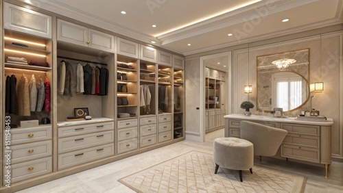 Luxury Walk-in Closet Desig...