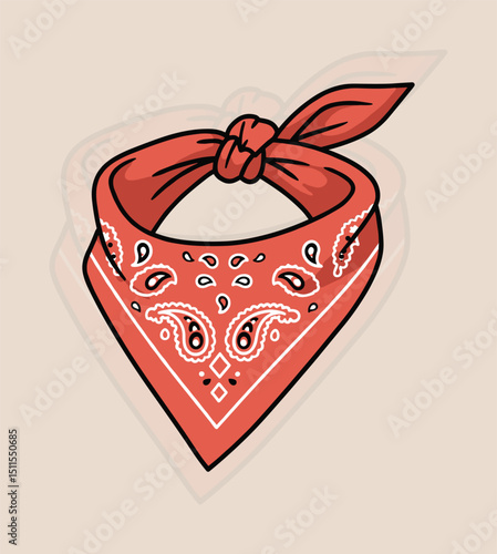 Wild West Bandana Vector Art: Cowboy Style Illustrations
