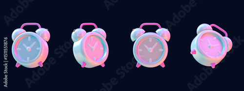 clock, commerce, hologram, 3d, object