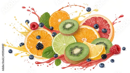 Tropical Fruit Splash Citru...