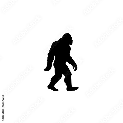 Bigfoot Silhouette Mysterious Creature of the Wild