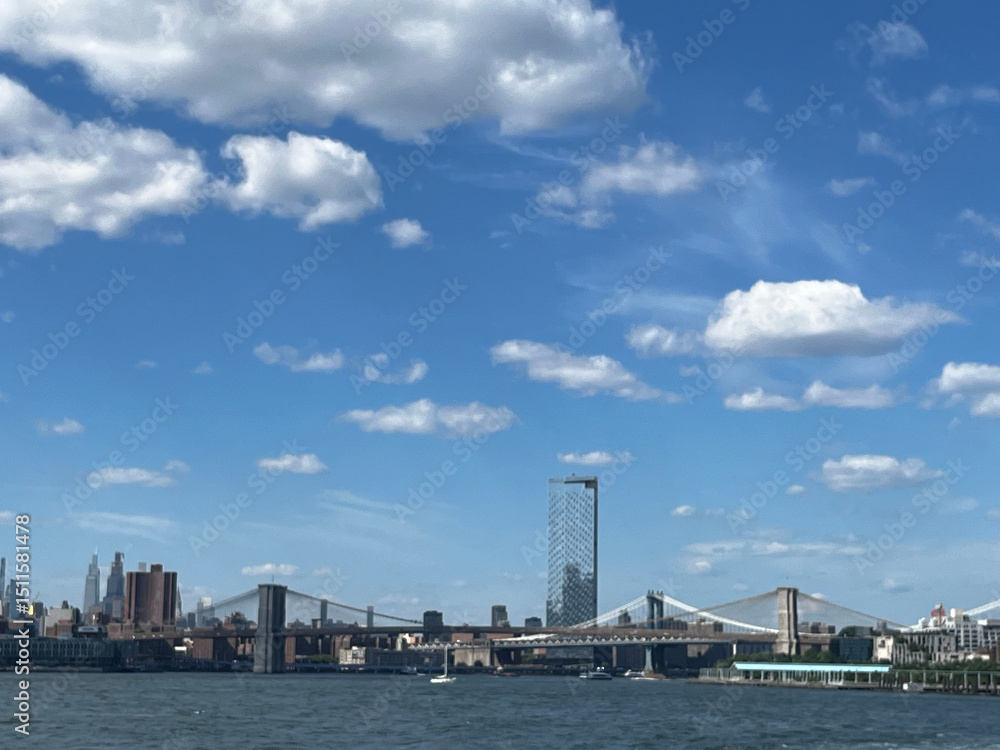 Naklejka premium Brooklyn skyline