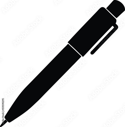 Cartoon pencil illustration