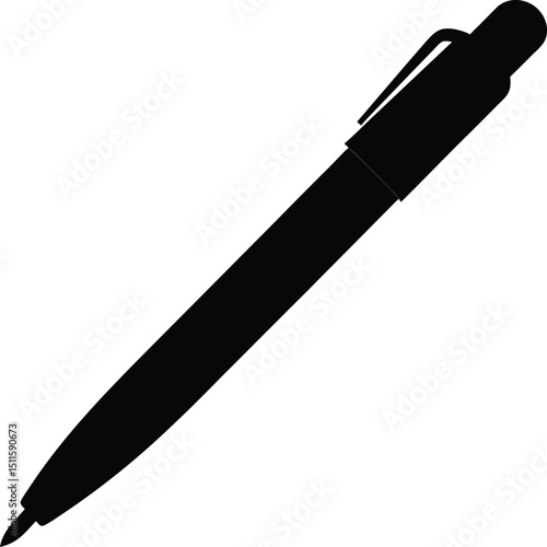 Cartoon pencil illustration