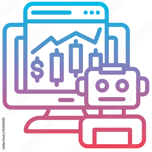Trading Assistant Bot Icon