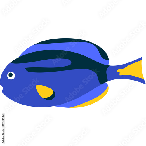 Fish Flat Illustration