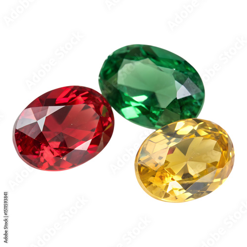 Diamond isolated on transparent background