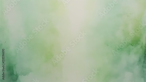 Soft and calming green watercolor texture with a gradient effect, perfect for backgrounds or adding a subtle artistic touch
