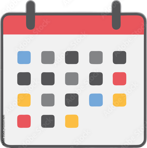 Calendar with Scheduled Dates