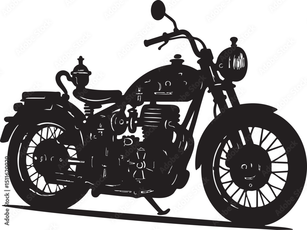 Fototapeta premium motorcycle vector illustration