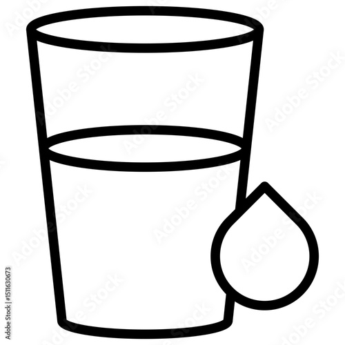 Water Glass Icon