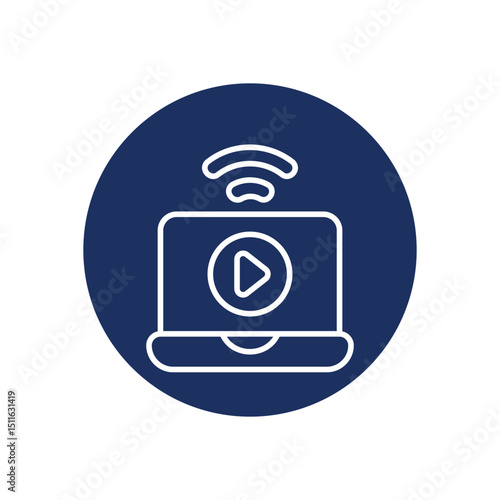 Video icon vector 