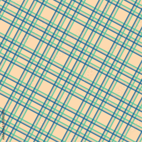 A seamless plaid pattern in a clean, monochromatic style, perfect for modern textile design, digital backgrounds, and graphic elements.