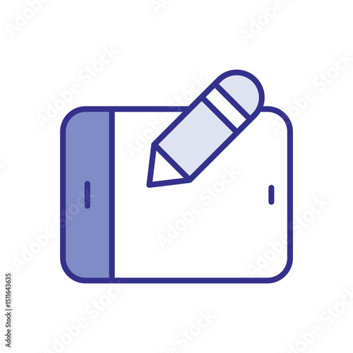 Graphics Tablet icon vector 