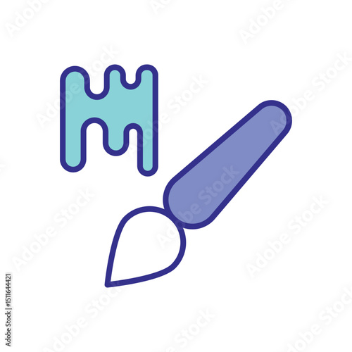 Color Fill icon vector 