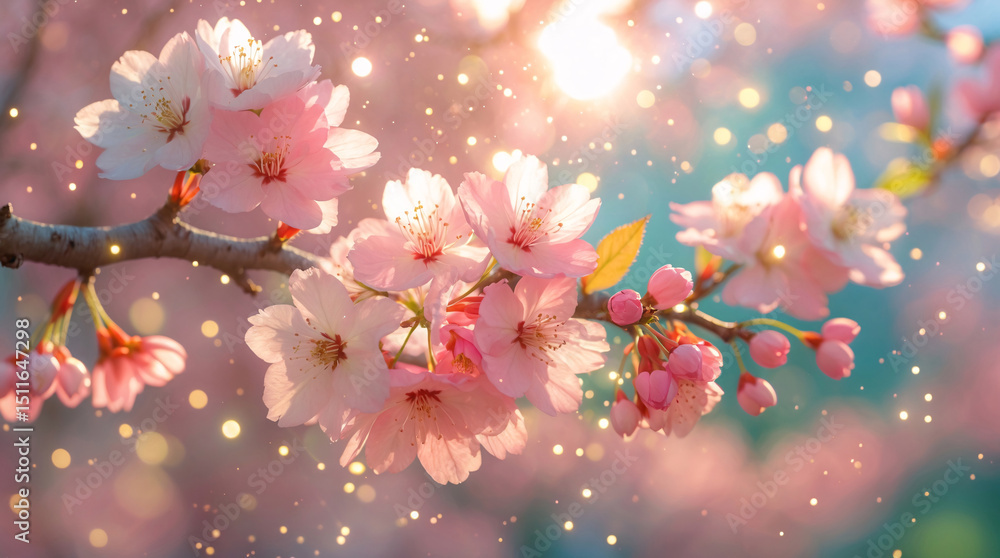 fresh spring cherry blossom scene with pastel blooms focused for visual storytelling content photography or product header branding floral botanical wallpaper background fresh spring cherry blossom scene with pastel blooms focused for visual storytelling content photography or product header branding floral botanical wallpaper background