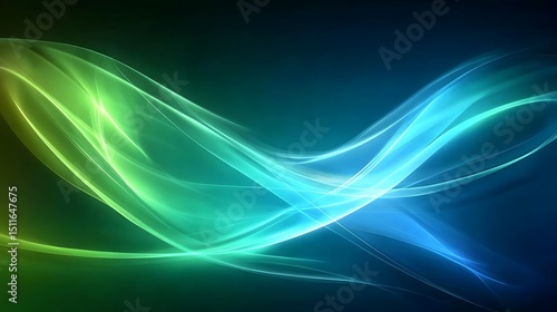 Abstract glowing wave design (6)