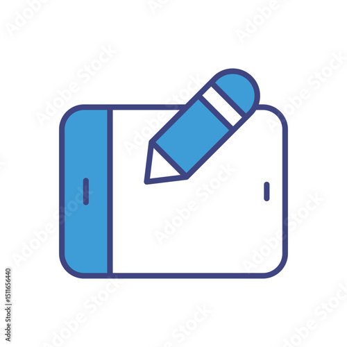 Graphics Tablet icon vector 