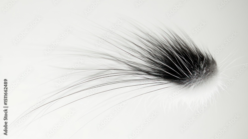 Obraz premium Black and White Feather