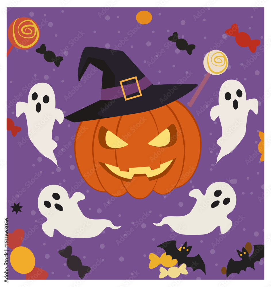 Fototapeta premium Happy Halloween2-03
