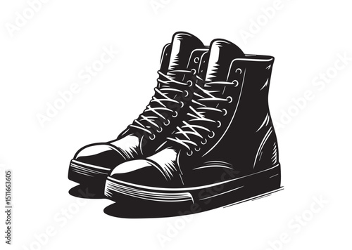 Shoes Silhouette Vector