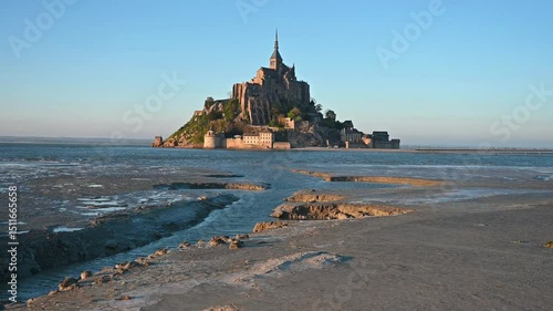 Mont Saint-Michel Abbey and Village, Normandy, France