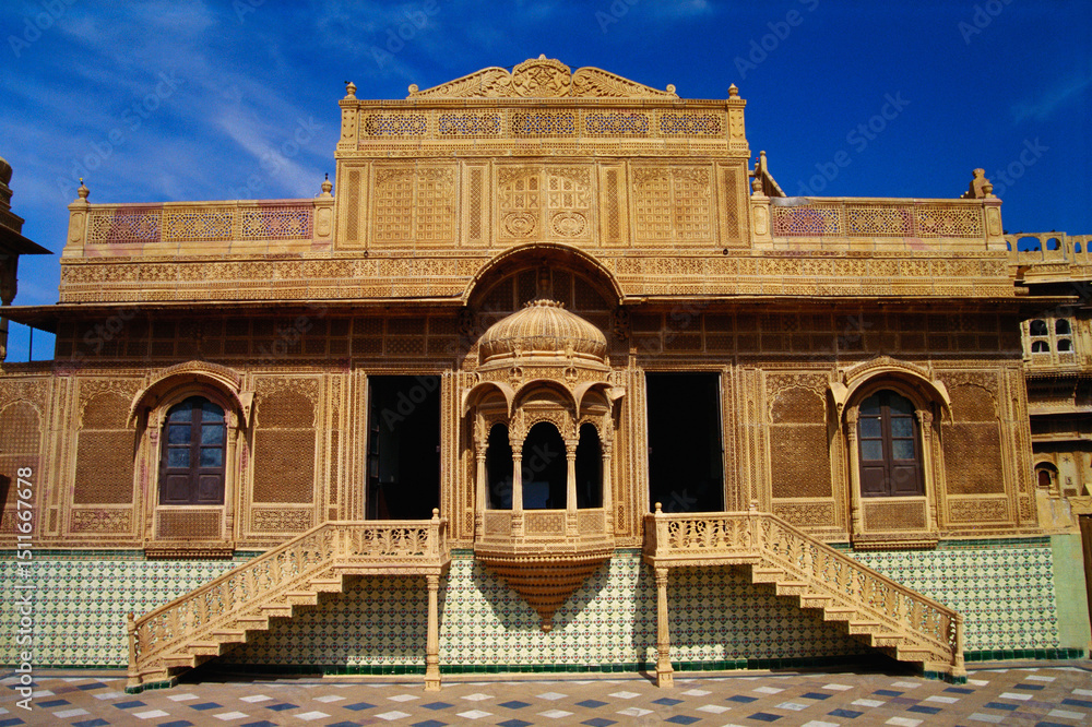 Fototapeta premium indian old palace mahal mansion India