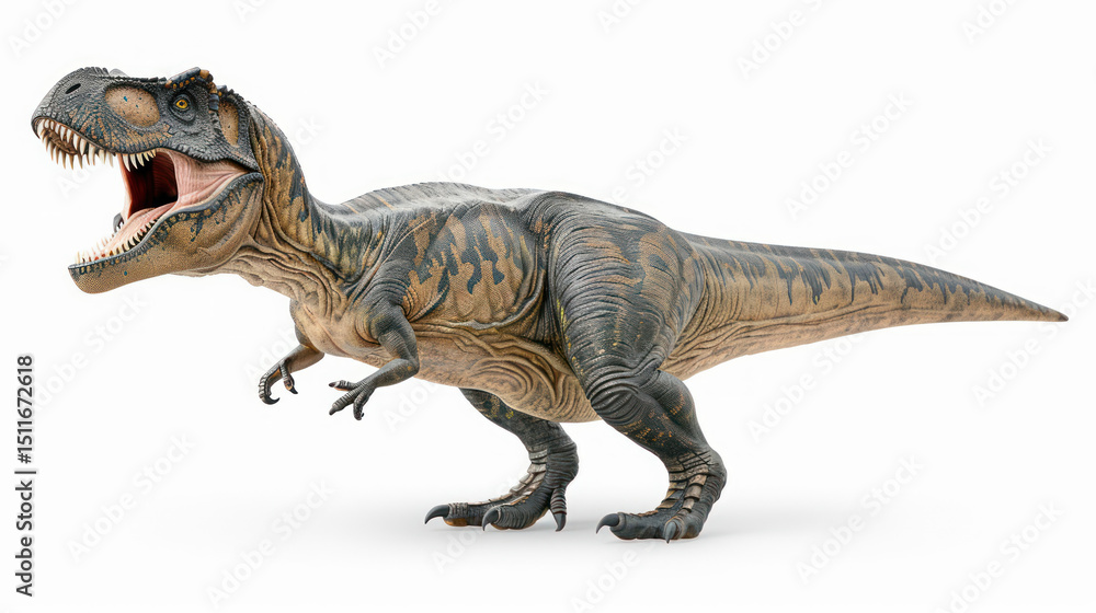 Obraz premium Realistic Tyrannosaurus Rex Dinosaur Model for Educational Purposes