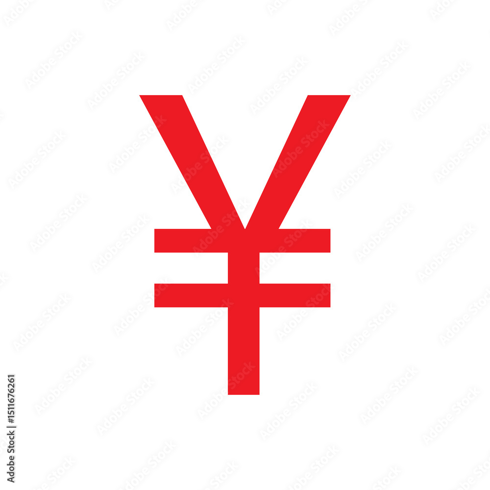Obraz premium yen icon